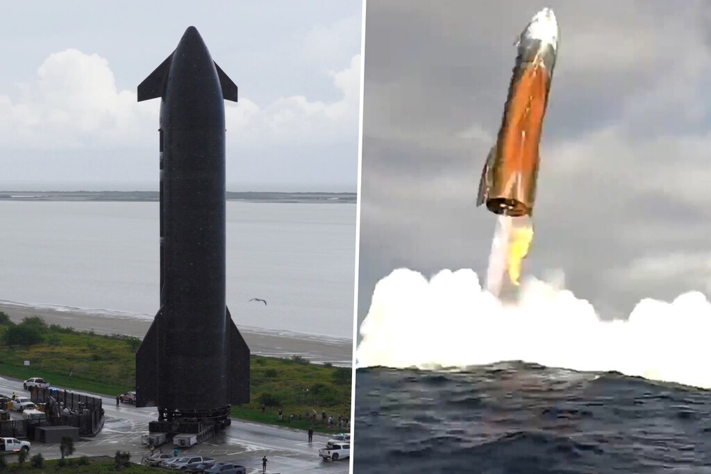 Starship acabó de color naranja tras el vuelo 10. SpaceX no ha explicado el motivo, pero Internet tiene sus teorías